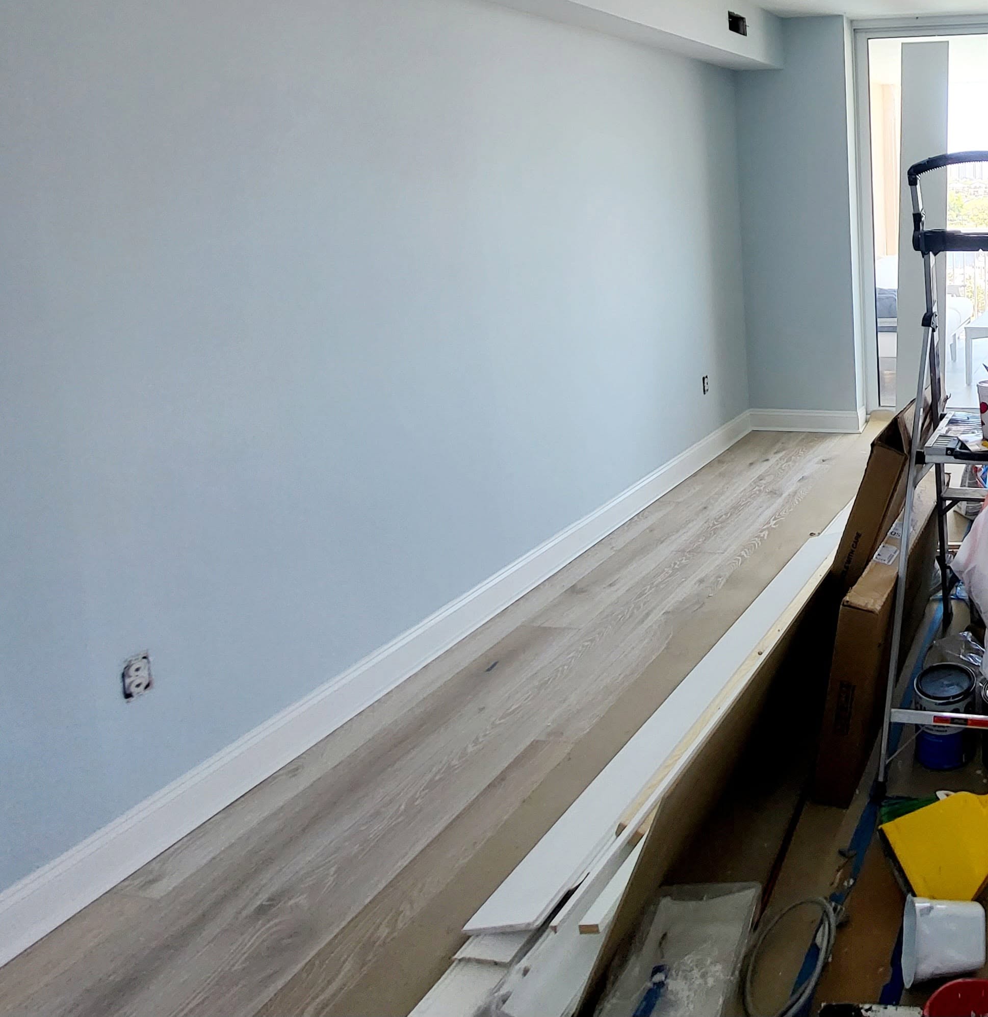 Cabinet preparation and sanding