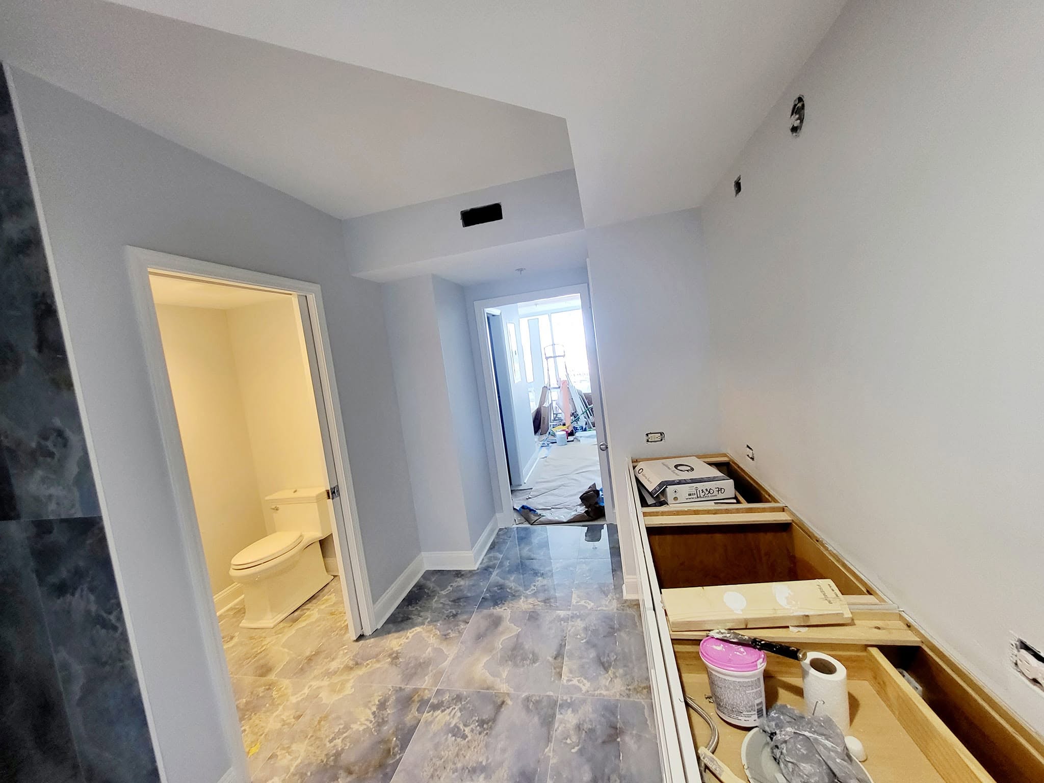 Surface preparation before exterior painting